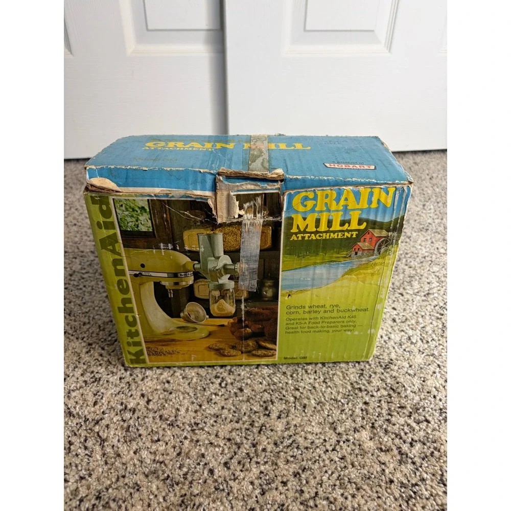 Vintage KitchenAid Grain Mill Attachment GM Hobart All Metal